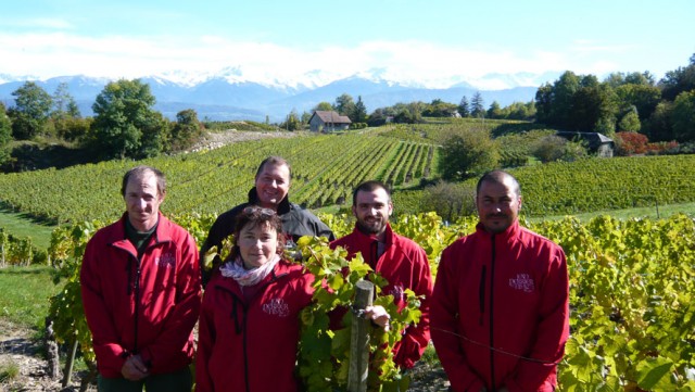 Première neige pour la fin des vendanges