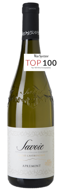 Apremont Vin Blanc de Savoie top 100 Wine spectator